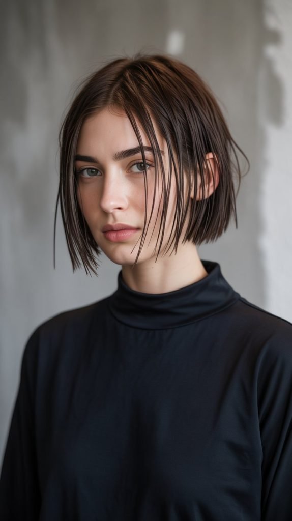 Stacked Bob with Piecey Texture