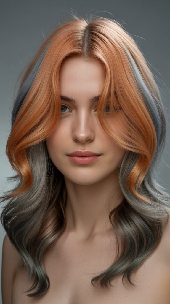 Copper Glaze Over Gray