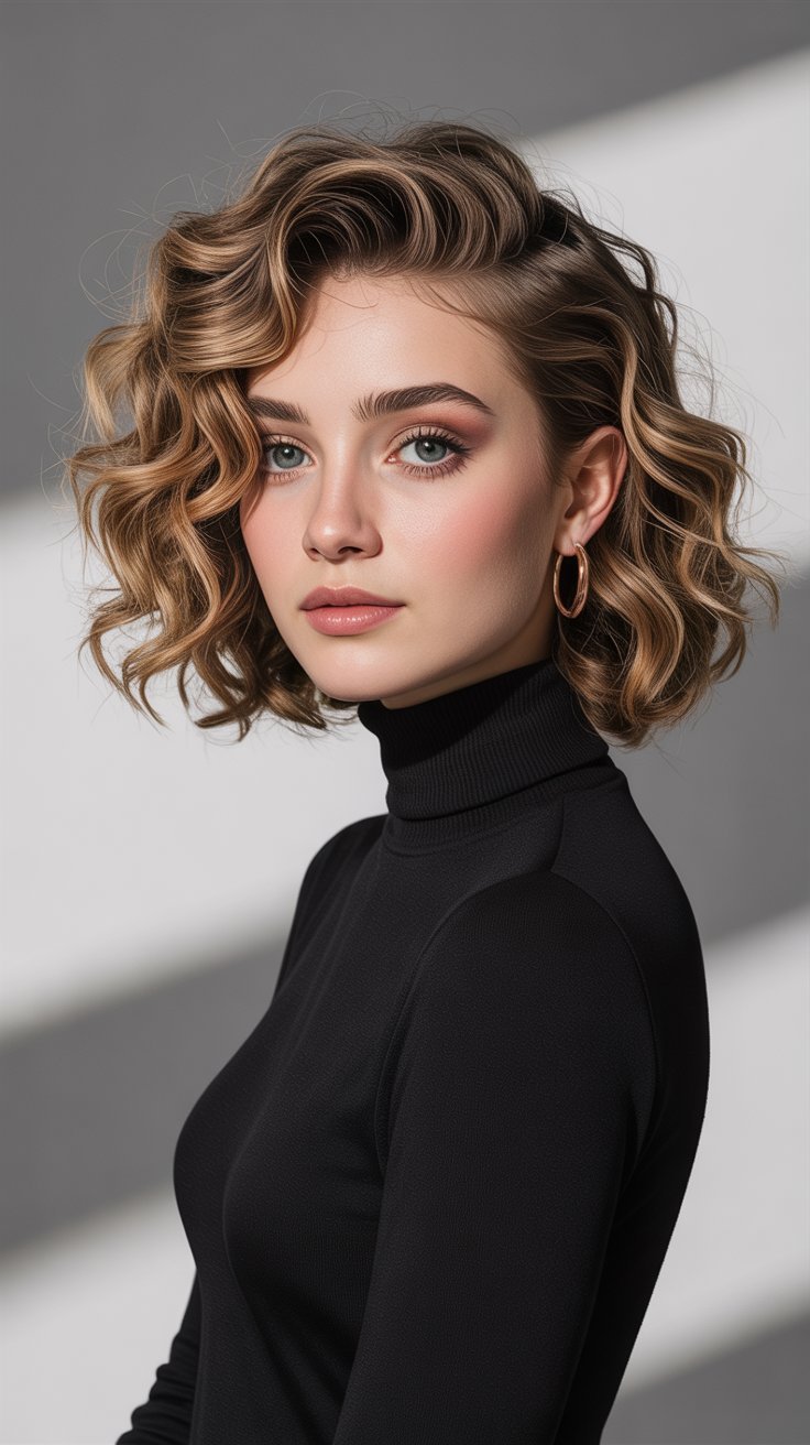 Trendy Mid-Length Curly Haircuts You'll Love
