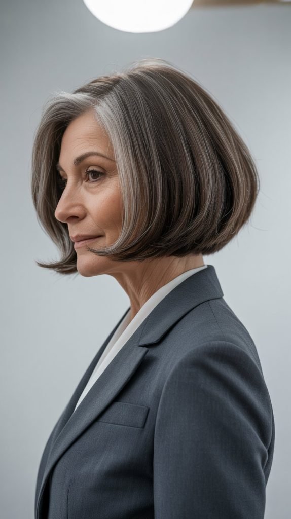 Polished Bob Back View