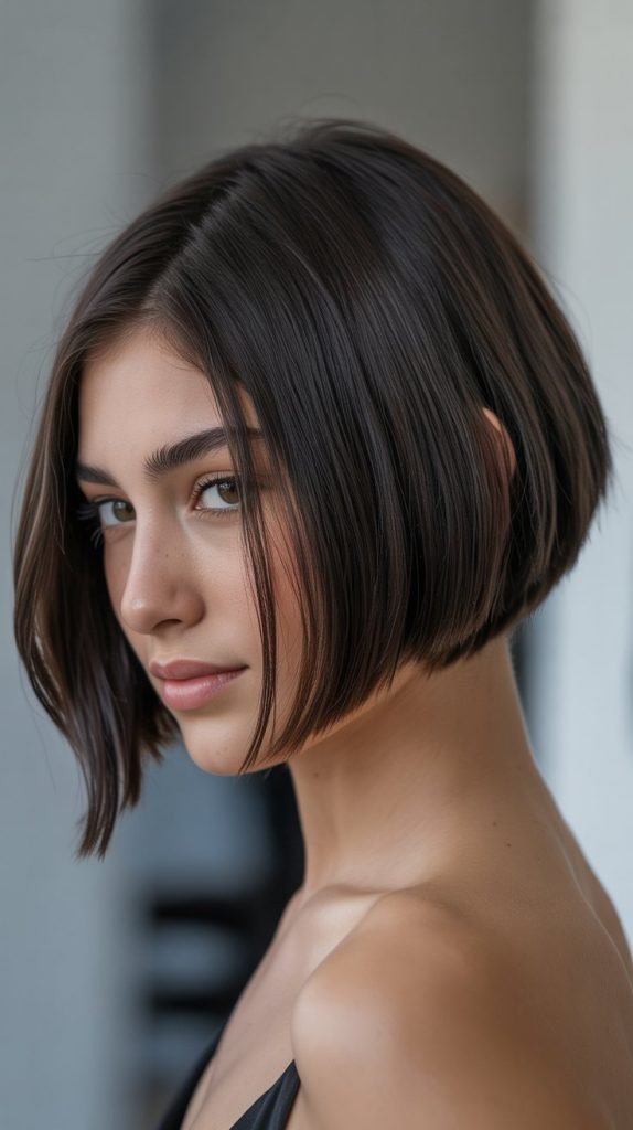  Inverted Chin Bob (A-Line Bob)