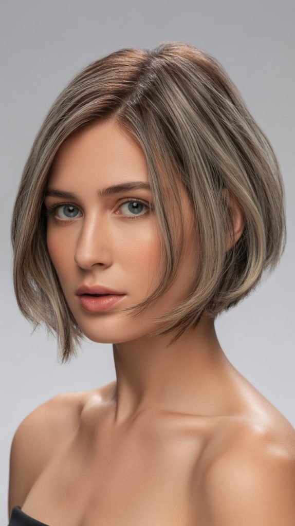 Ear-Length Bob with Undercutting