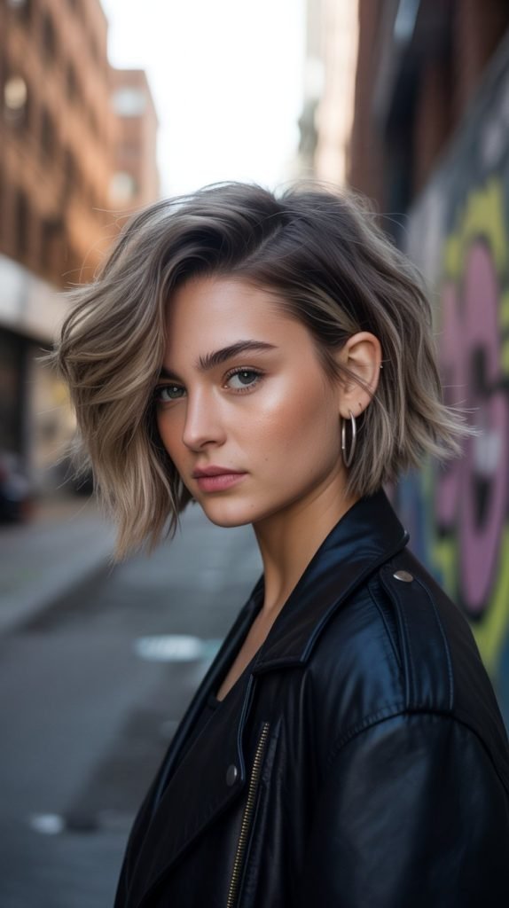 Choppy Ear-Length Bob