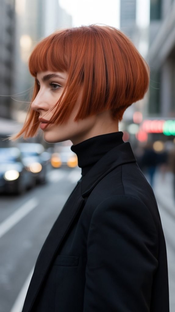 Inverted French Bob with Longer Front