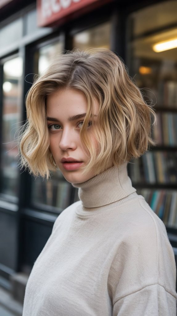 The Piece-y Textured Bob
