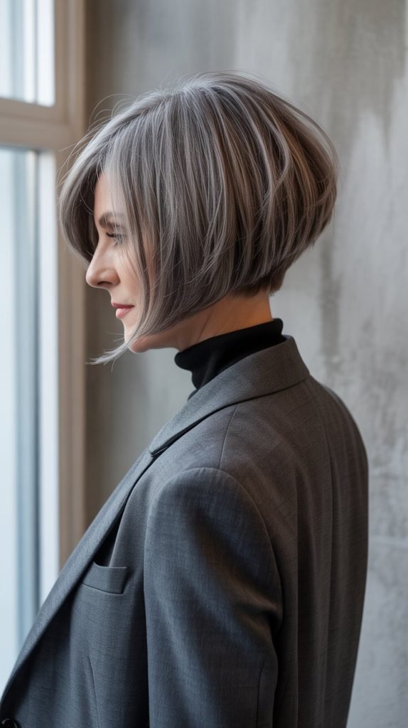  Asymmetric Stacked Bob with Modern Twist