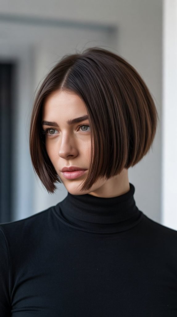 Stacked Bob with Blunt Perimeter