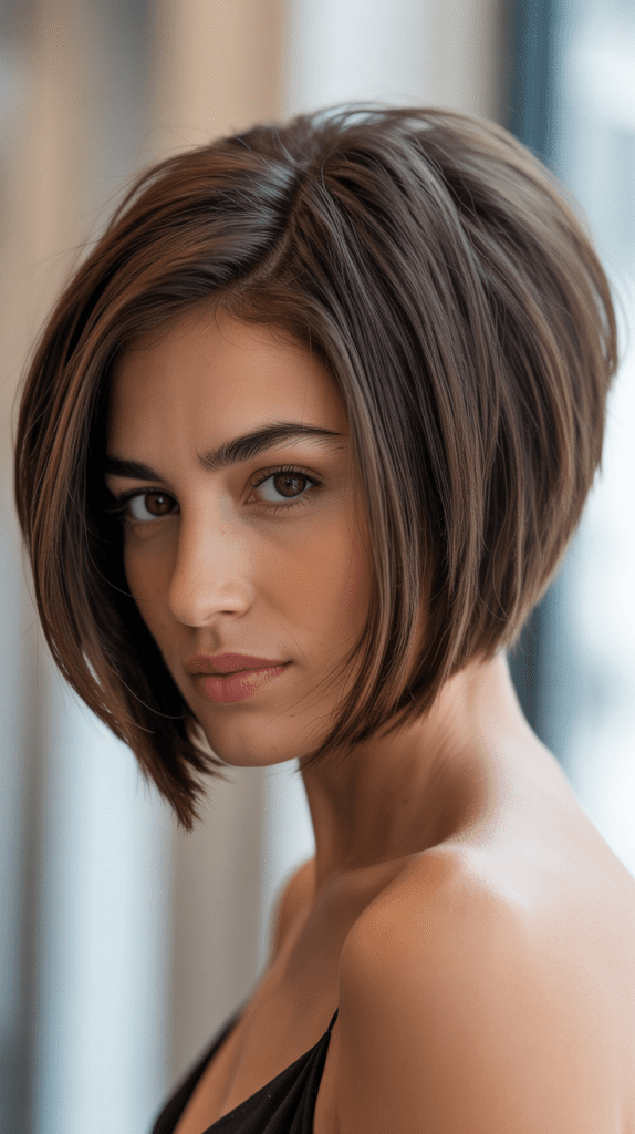 Inverted Angled Bob