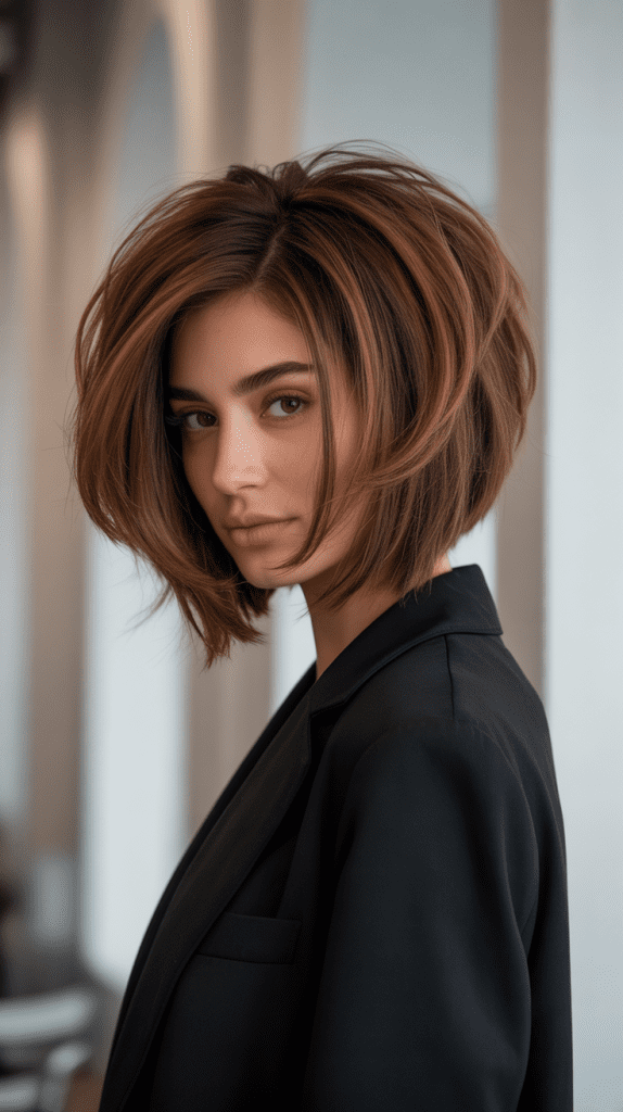 Jaw-Length Bob with Volume