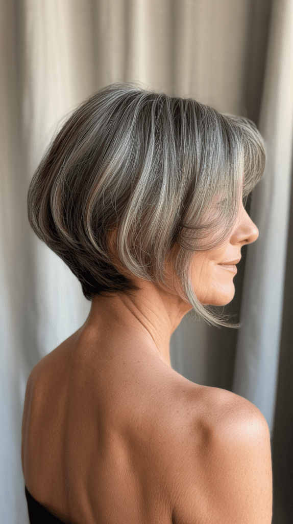 Inverted Bob with Razor Cut Edges