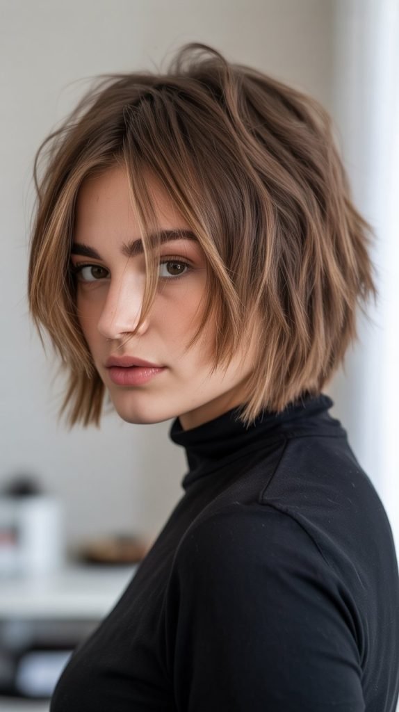 Choppy Stacked Bob