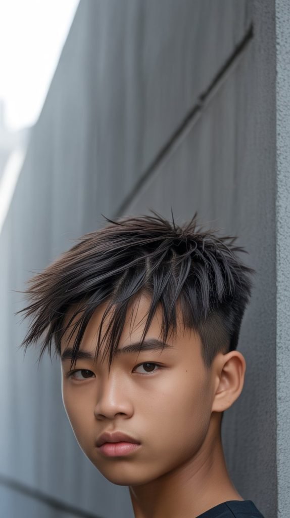 Long Hair with Disconnected Layers