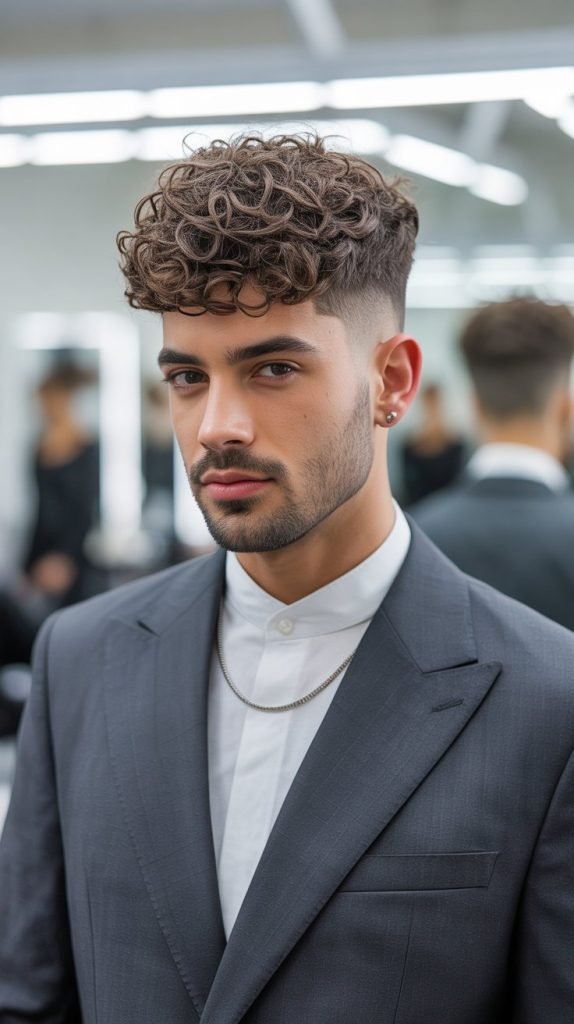  Curly Bowl Cut Modern Update