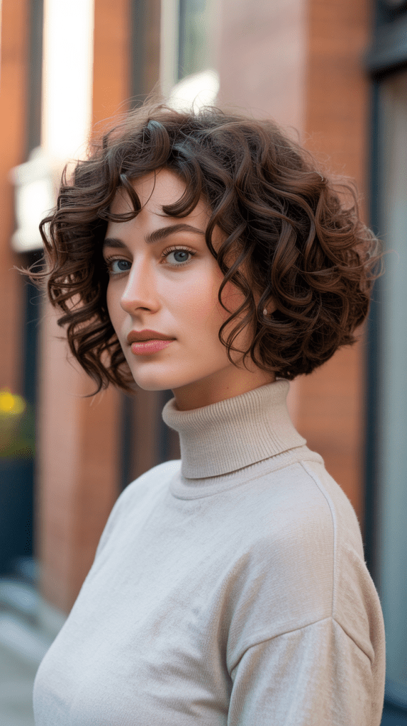Curly Hair French Bob Adaptation