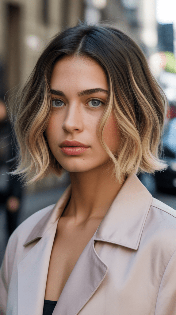 French Bob with Ombre Effect