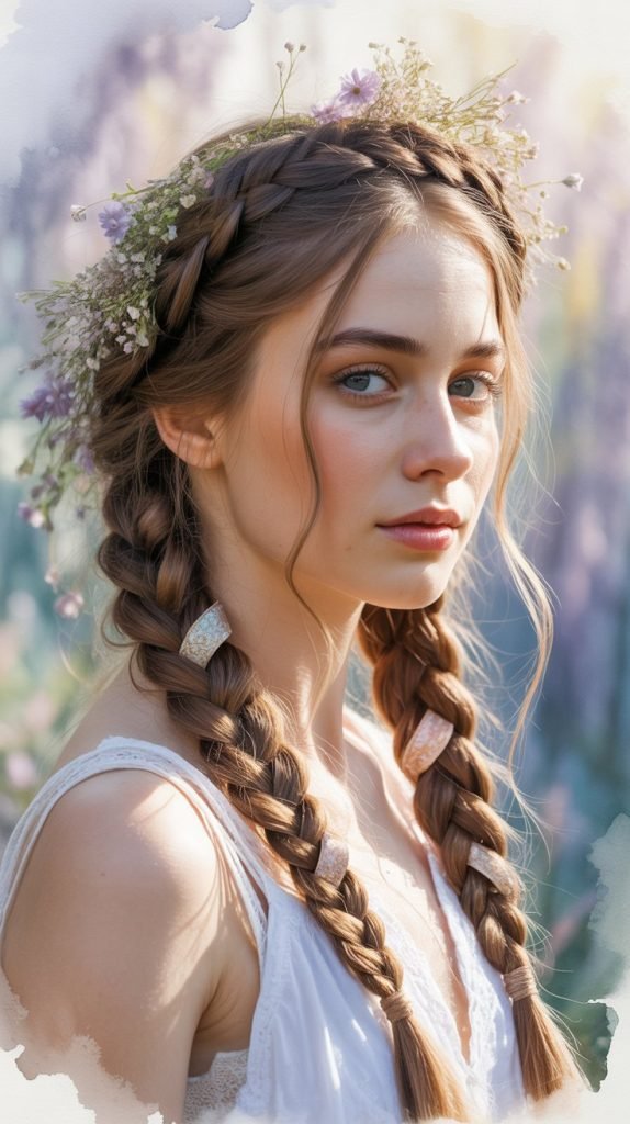 Goddess Braid Crown
