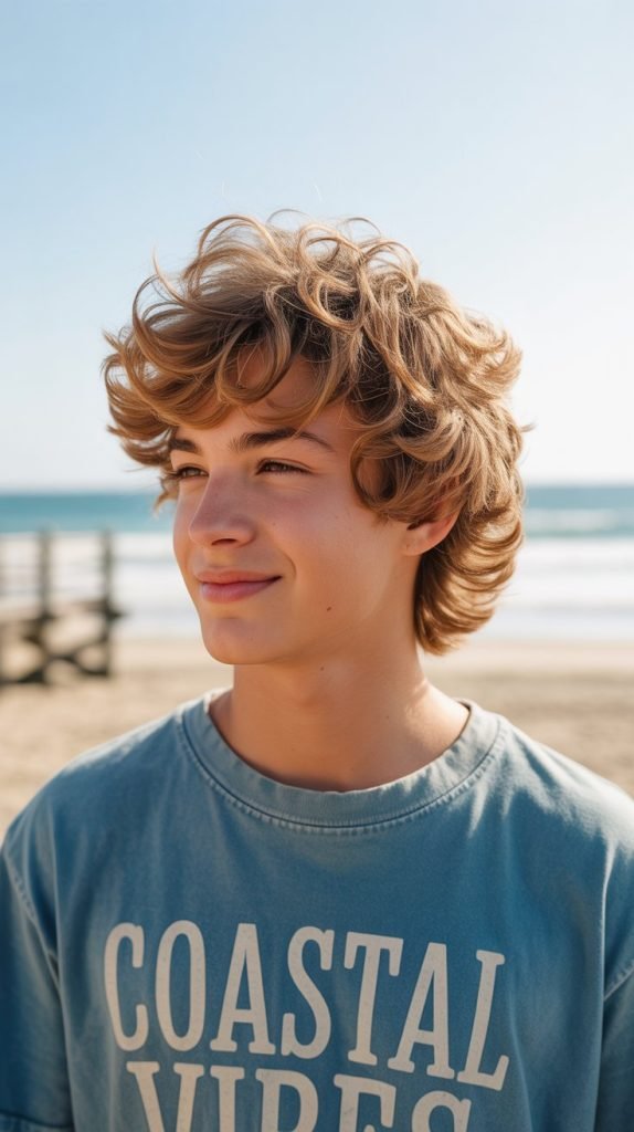 Tousled Beach Wave Mullet