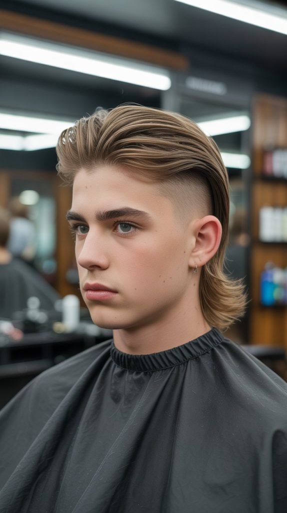 Classic Long Mullet with Modern Twist
