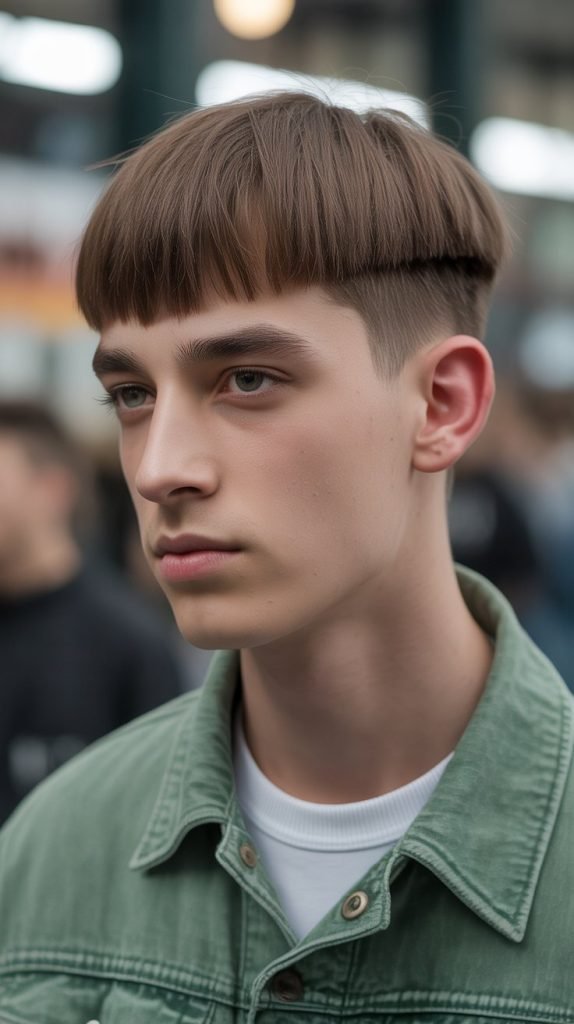 Modern Mullet with Straight Hair