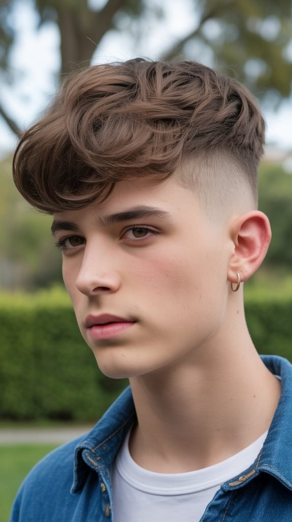 Textured Crop with Long Top