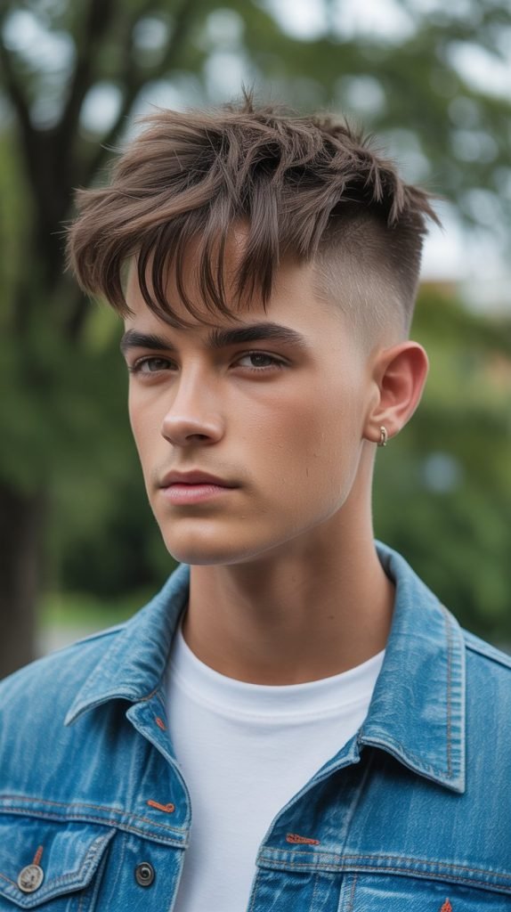 Straight Hair Wolf Cut