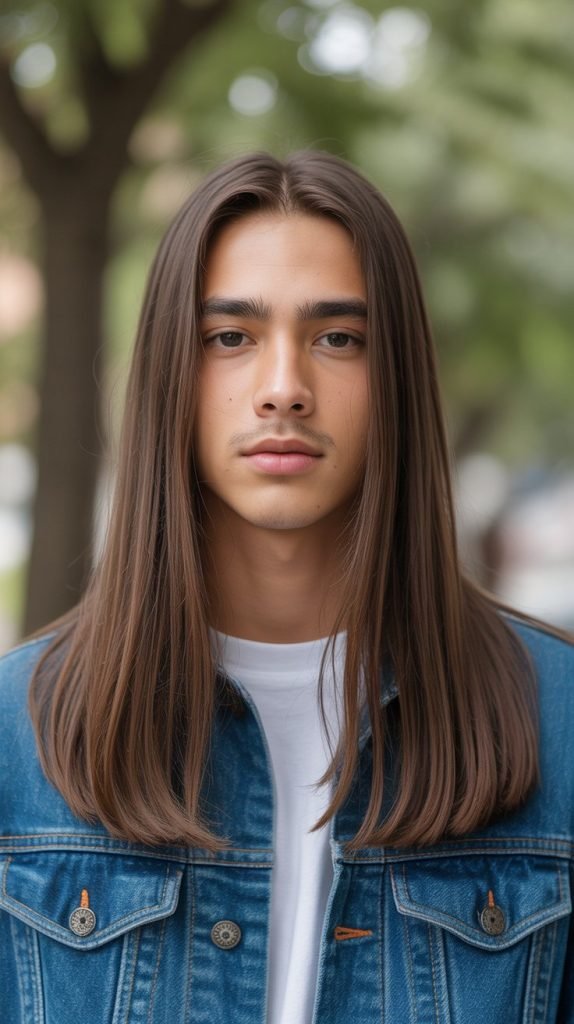 Long Straight Hair with Micro Layers