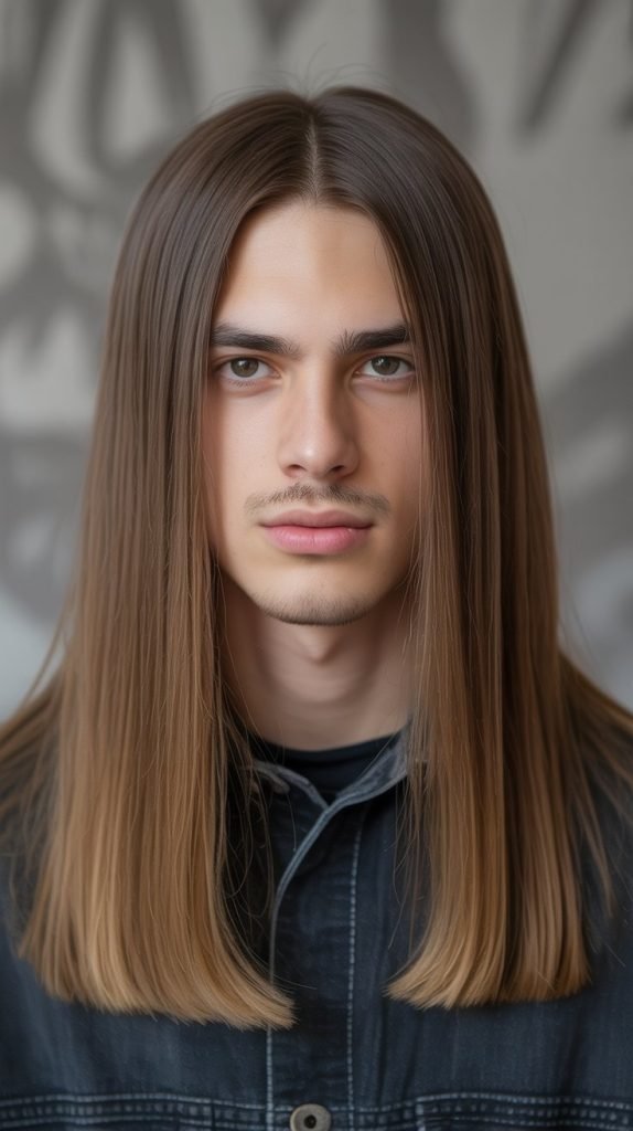  Long Hair with Razored Ends