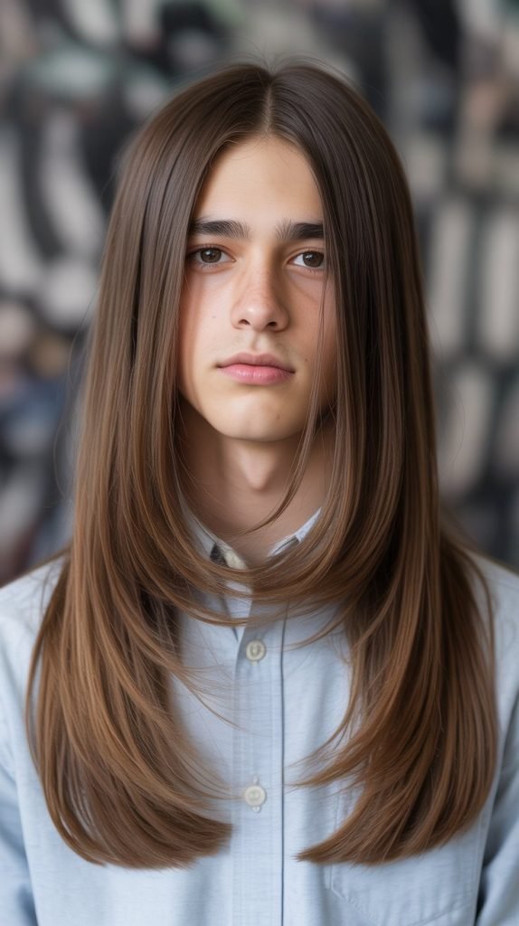 Long Hair with Graduated Layers