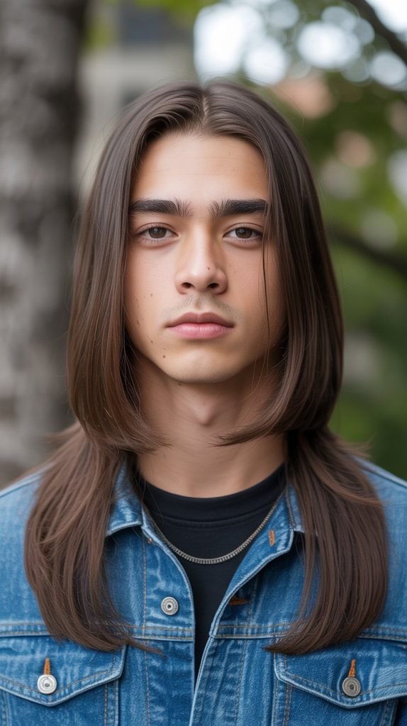 Long Hair with Disconnected Layers