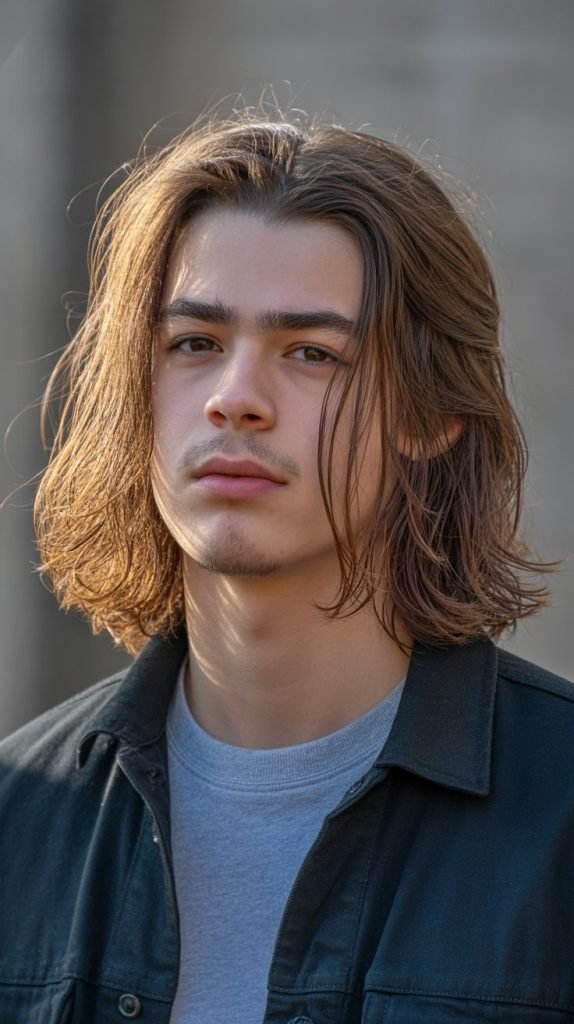 Messy Long Hair with Natural Texture