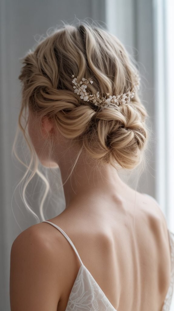 The Twisted Halo Updo