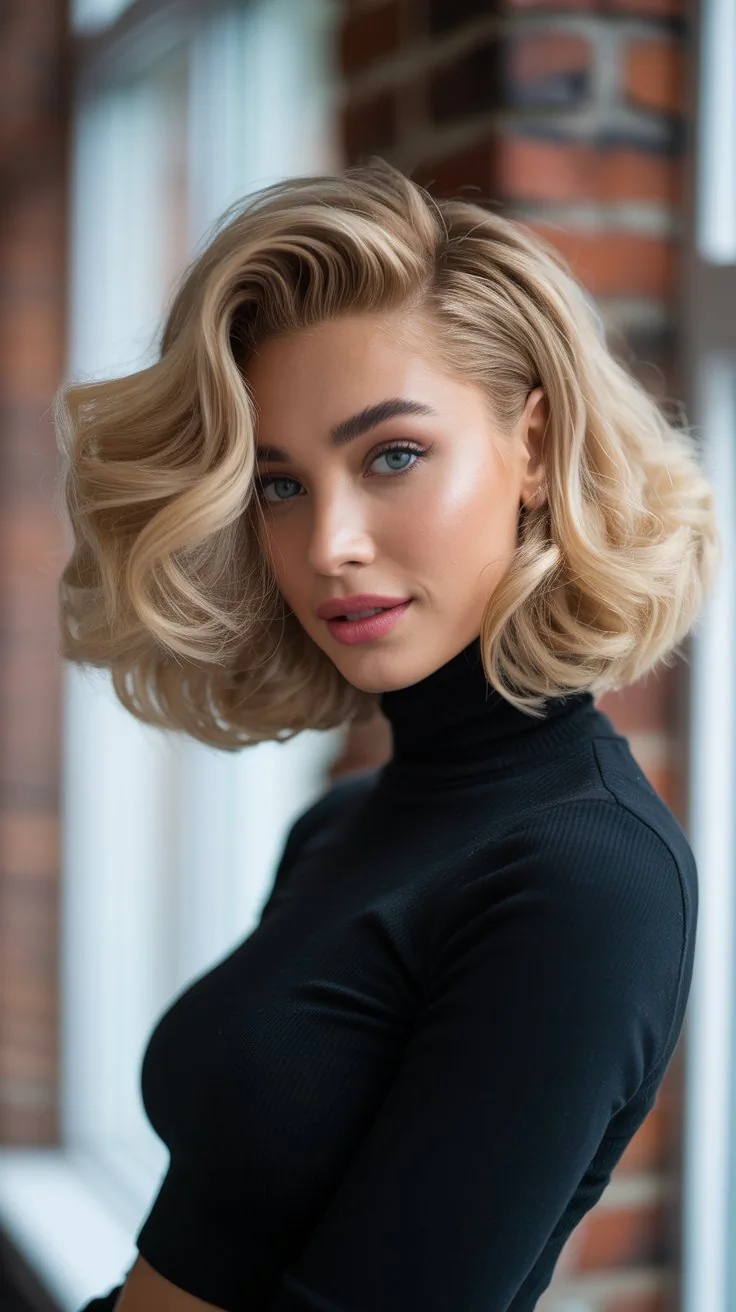 Gorgeous '90s Blonde Bob Blowout Styles