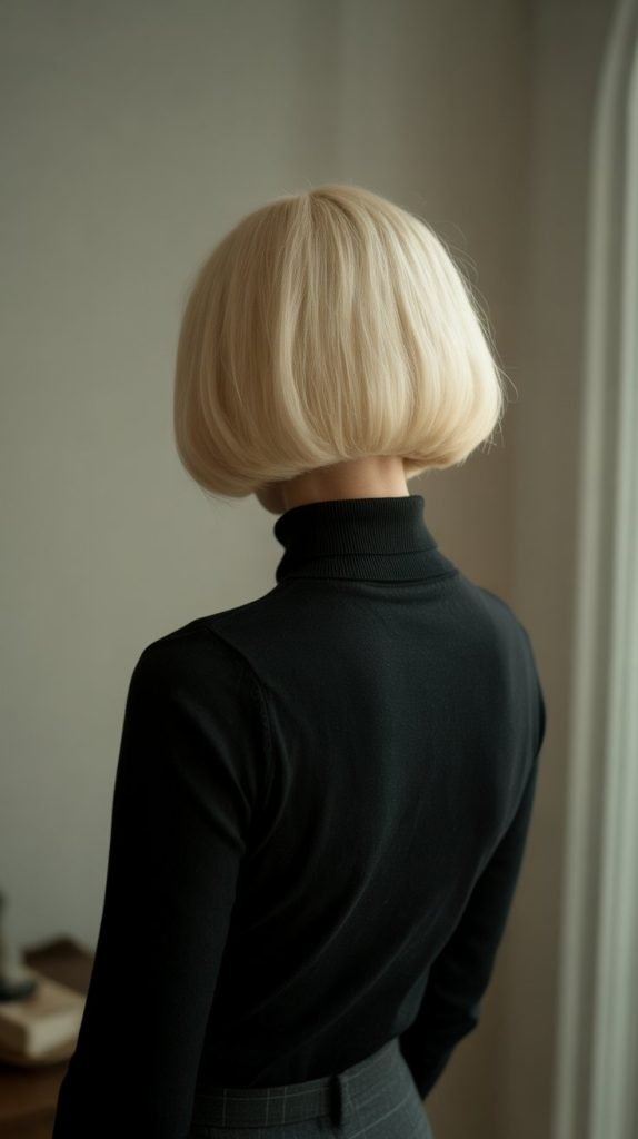 Vintage-Inspired Ear-Length Bob
