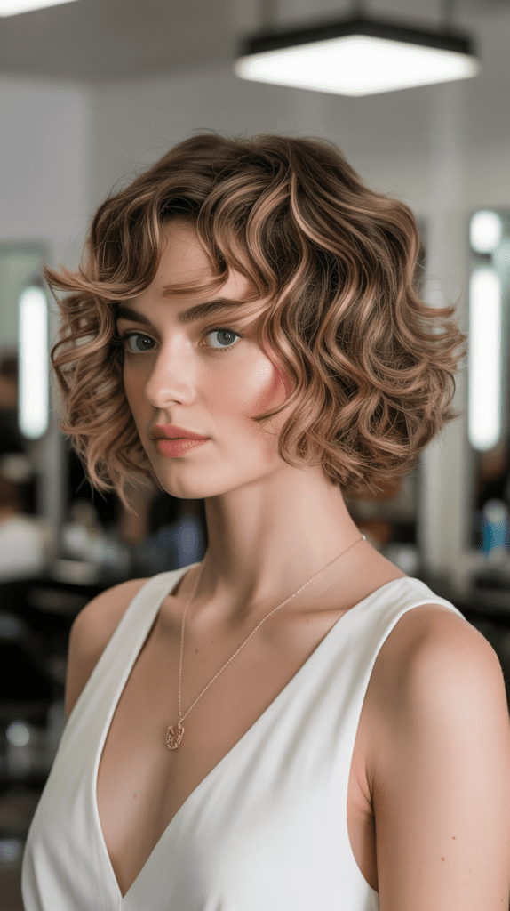  Graduated French Bob with Curls