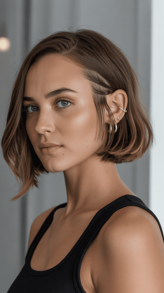 Chin Bob with Undercut