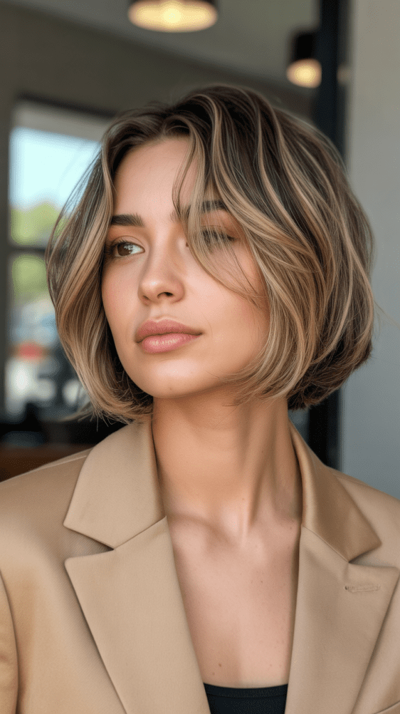 Chin Bob with Face-Framing Layers