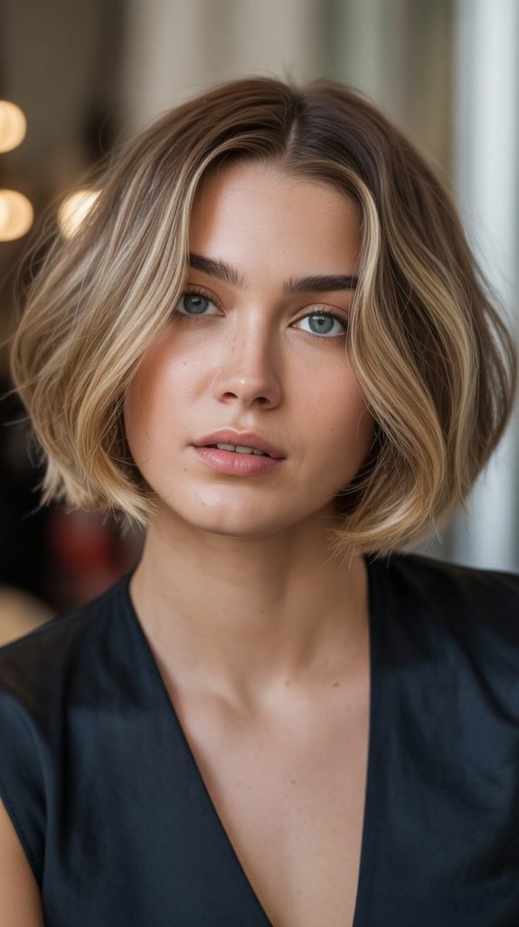 . Bob with Face-Framing Layers