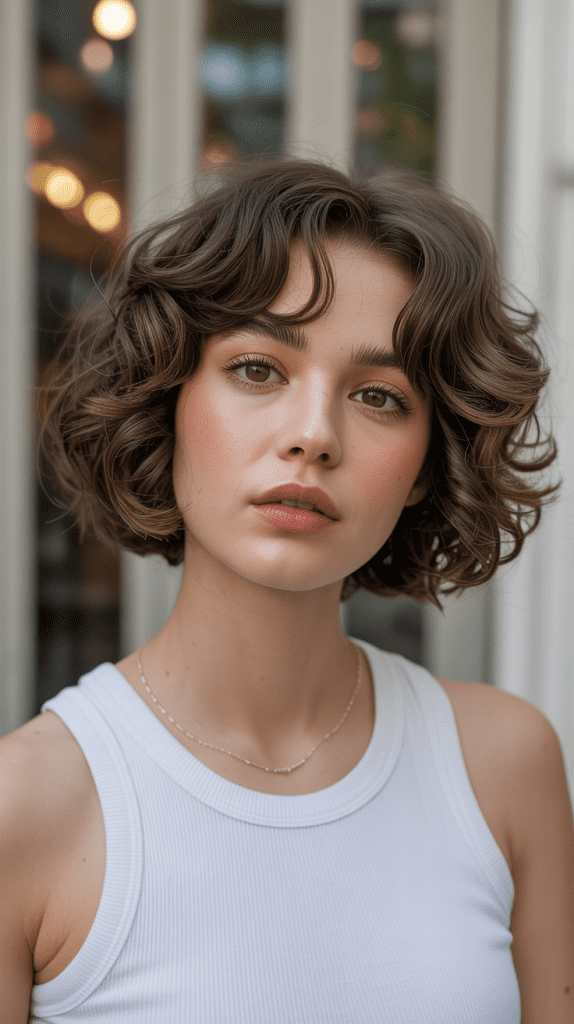 French Bob with Soft Curls