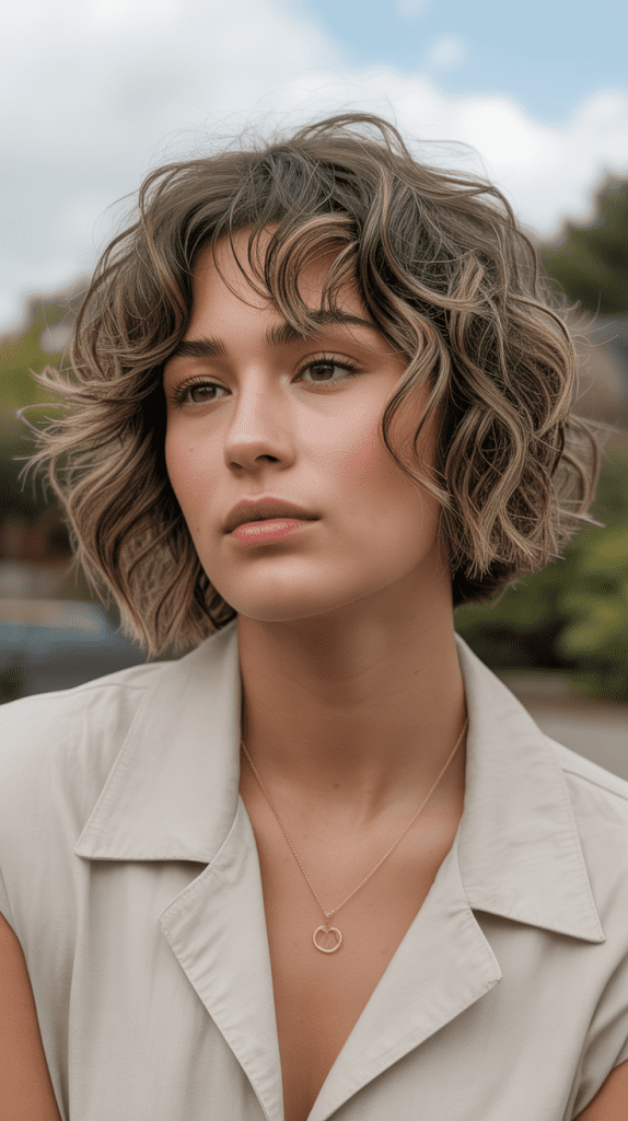 Wavy French Bob with Sea Salt Texture