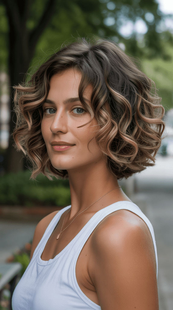 French Bob with Chunky Highlights