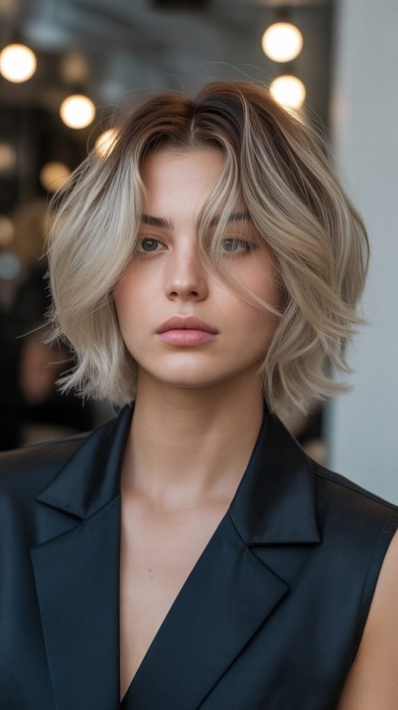 French Bob with Razored Under-layers