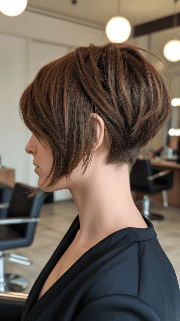  Layered French Bob with Hidden Undercut