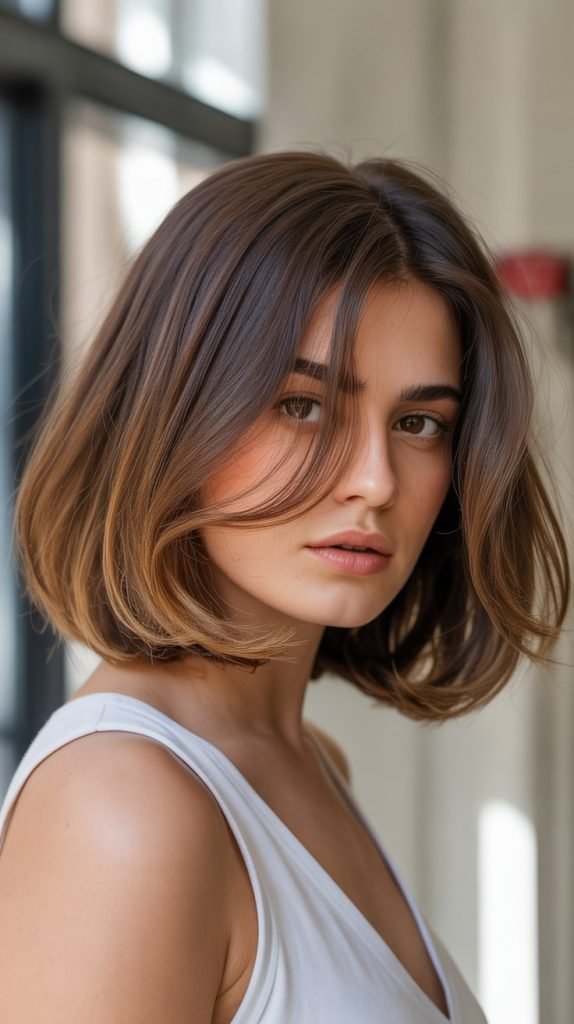 Layered Bob with Soft Graduation
