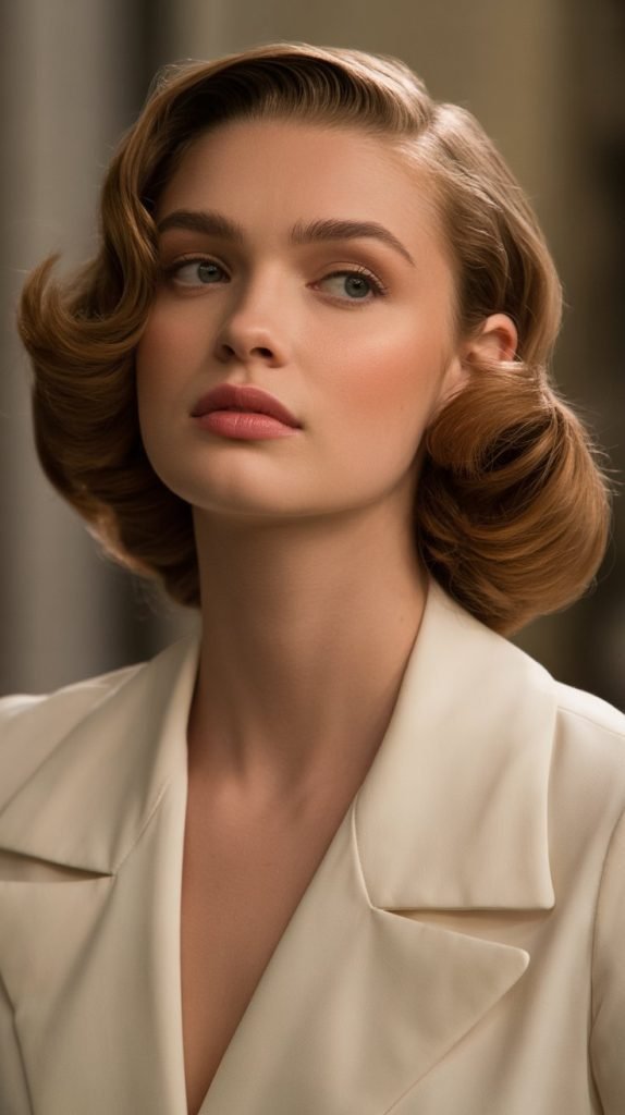 Vintage-Inspired Ear-Length Bob