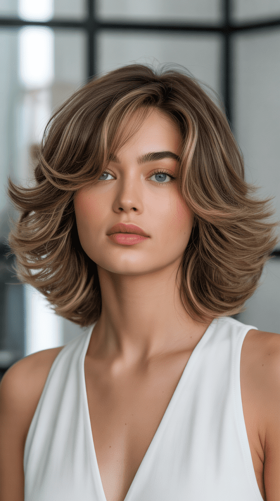The Layered French Bob with Volume
