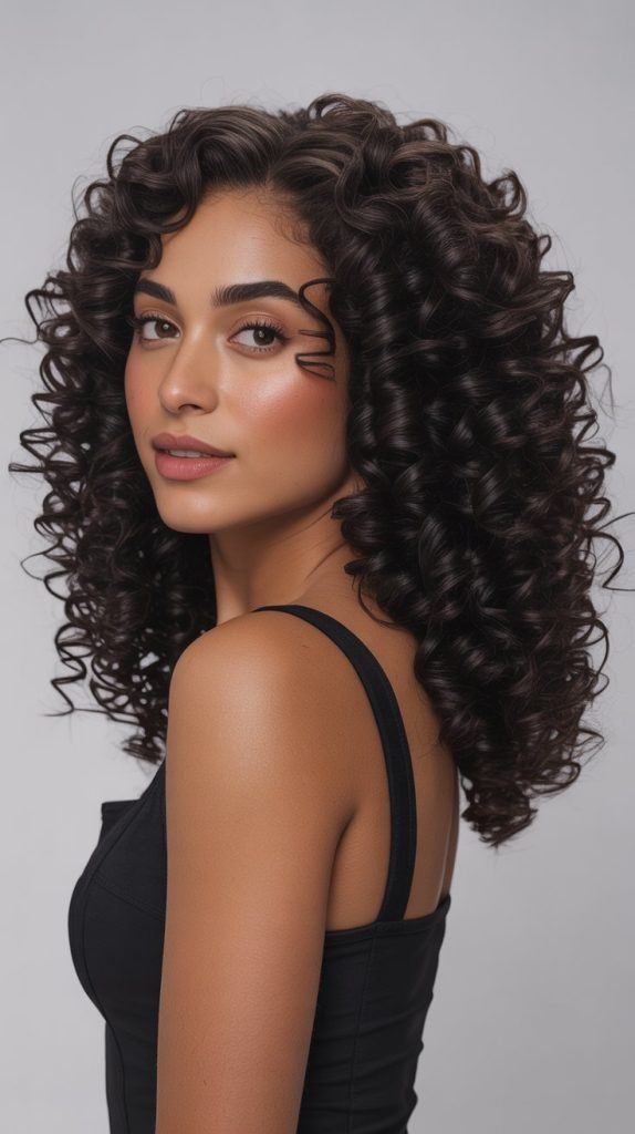 Defined Spiral Curls