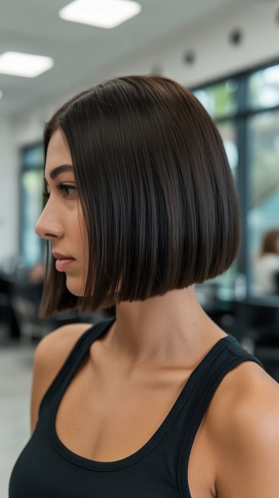  Classic Blunt Chin-Length Bob