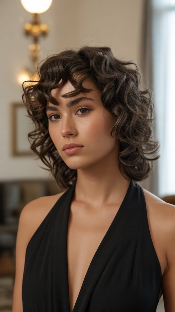 Sleek Jellyfish with Controlled Curls