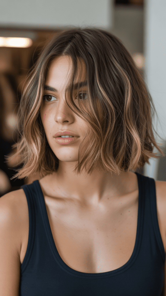 French Bob with Balayage