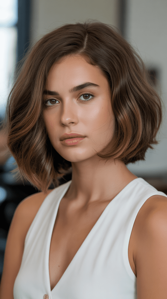 Chin Bob for Thick Hair